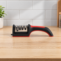 Sharp Blades, Effortless Cutting – 4-in-1 Manual Knife Sharpener for Knives & Scissors