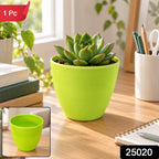 Decorative Plastic Flower Pot With Smooth Finish For Indoor And Outdoor Plants