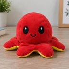 Reversible Octopus Plush Toy – Cute Mood-Changing Soft Toy for Kids