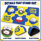 Absorbent Bathroom Mat Cute Cartoon Bear Print Quick Dry Mat (1 Pc 45x74 Cm)
